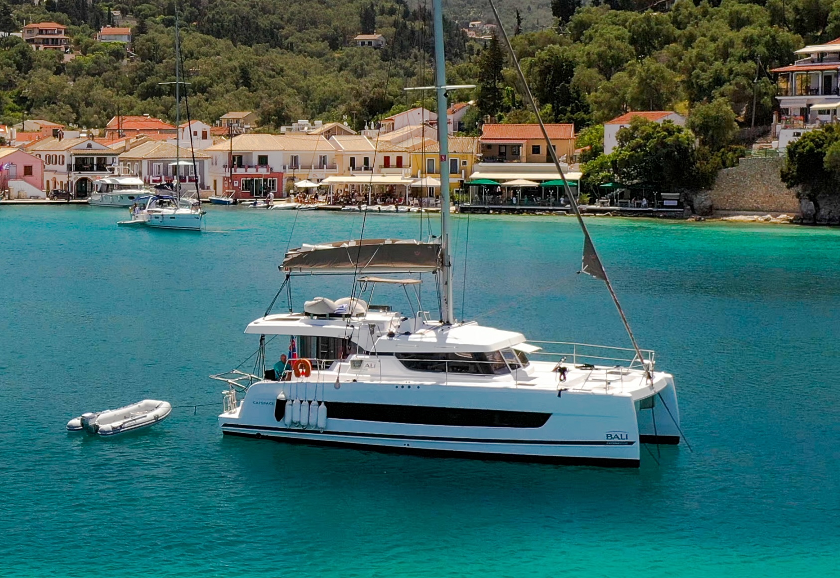 BALI Catspace catamaran - Your sailing home in Greece